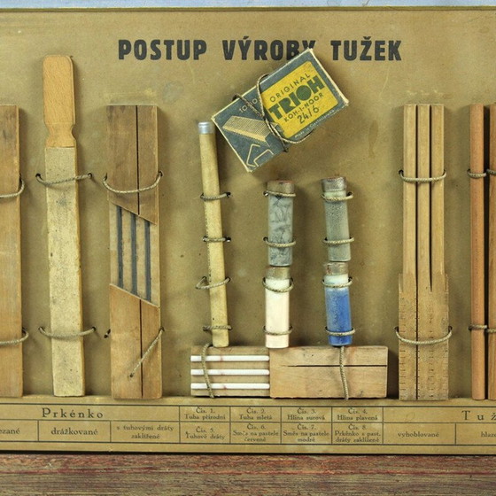Image 1 of Art mural vintage, Tchécoslovaquie 1960