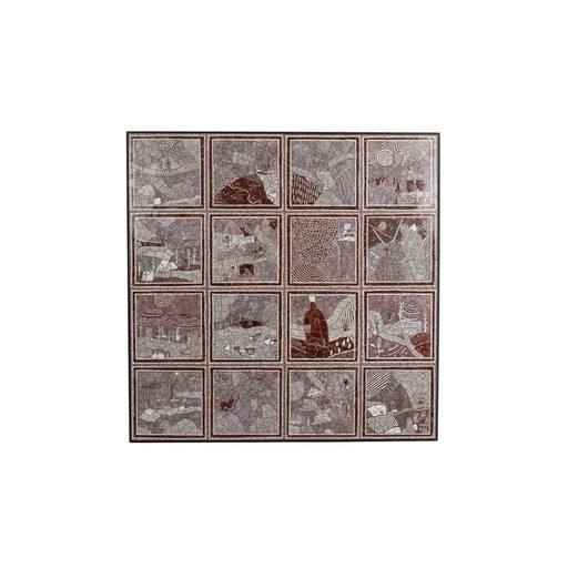 Acrylique vintage sur vinyle de Guillaume Siméon