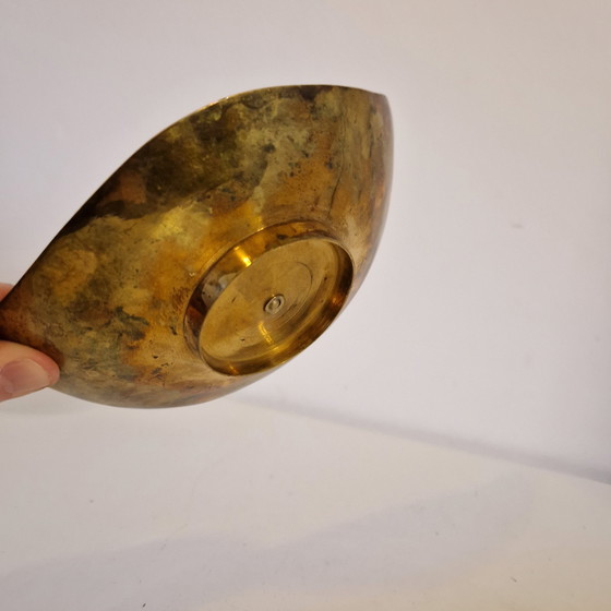 Image 1 of Chandelier en laiton brutaliste des années 1970