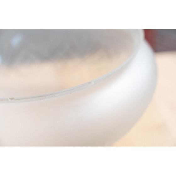 Image 1 of Plafonnier vintage en aluminium et verre, Allemagne 1979