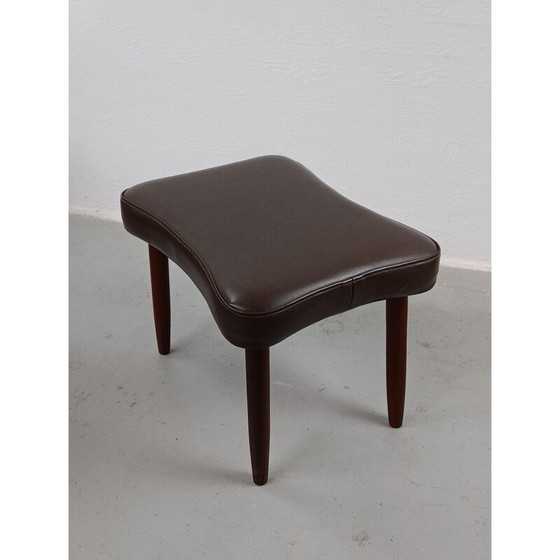 Image 1 of Repose-pieds vintage danois en teck, années 1960