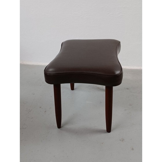 Image 1 of Repose-pieds vintage danois en teck, années 1960