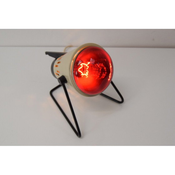 Image 1 of Lampe de table vintage "Infra" en métal et plastique, Allemagne 1980