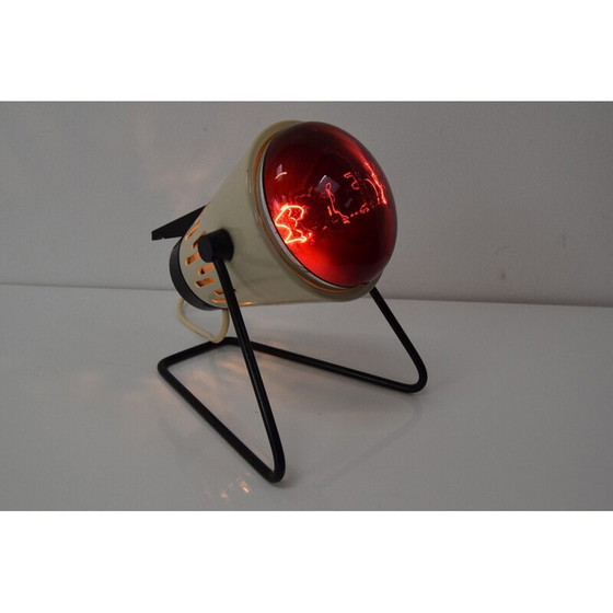 Image 1 of Lampe de table vintage "Infra" en métal et plastique, Allemagne 1980