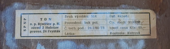 Image 1 of Chaises tchécoslovaques par O. Haerdtl pour Ton, 1960S, ensemble de 4