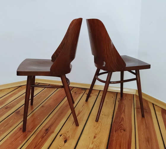 Image 1 of Chaises tchécoslovaques par O. Haerdtl pour Ton, 1960S, ensemble de 4
