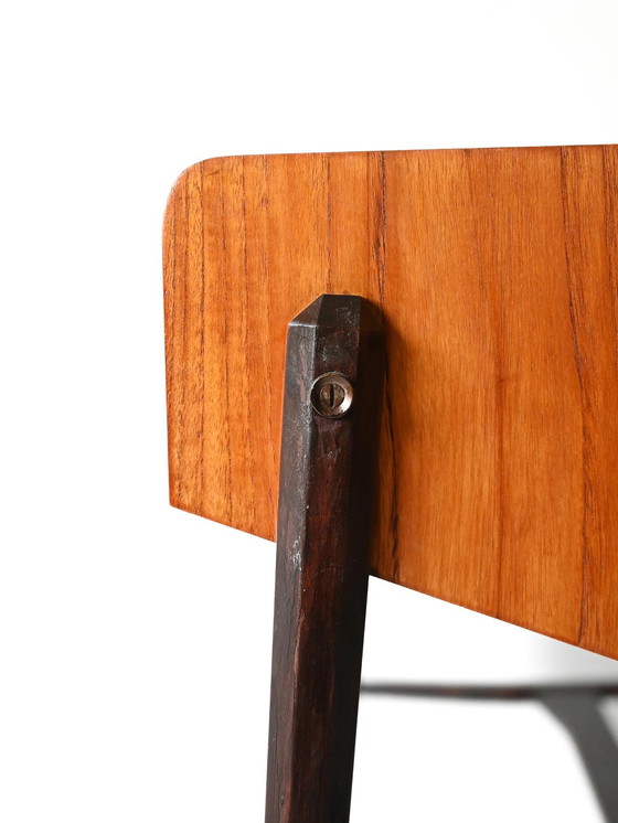 Image 1 of Table à feuilles tombantes scandinave