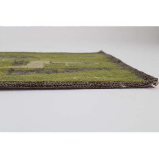 Image 1 of Tapisserie vintage en laine, Danemark 1970