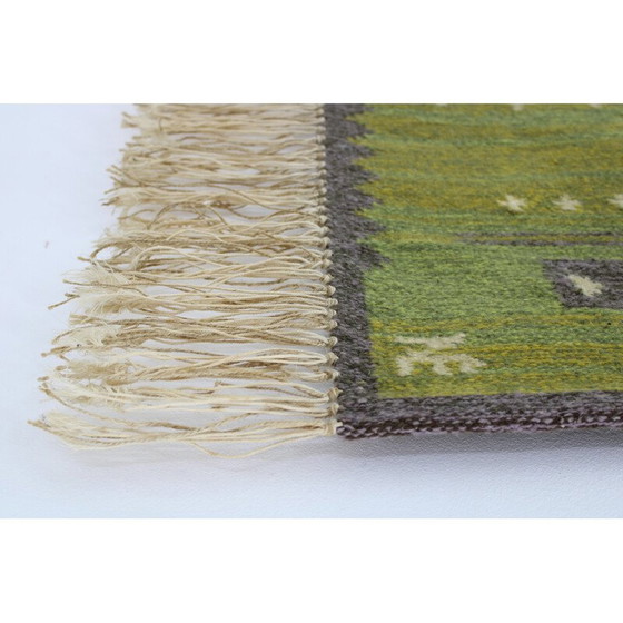 Image 1 of Tapisserie vintage en laine, Danemark 1970