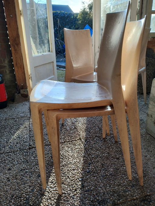 4x Philippe Starck Silk Collection Chairs