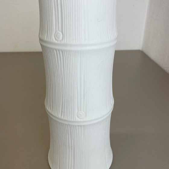 Image 1 of Vase vintage en porcelaine Op Art par Heinrich Fuchs pour Hutschenreuther, Allemagne 1970