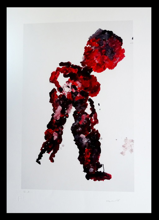 Armando - "Der Krieger 2015 " - Signé à la main - Giclée couleur - Tirage 30 + E.A.