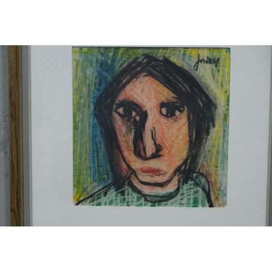 Image 1 of Portrait vintage d'Ivan Jordell, Suède 1950