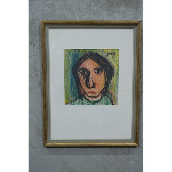 Image 1 of Portrait vintage d'Ivan Jordell, Suède 1950