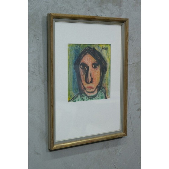 Image 1 of Portrait vintage d'Ivan Jordell, Suède 1950