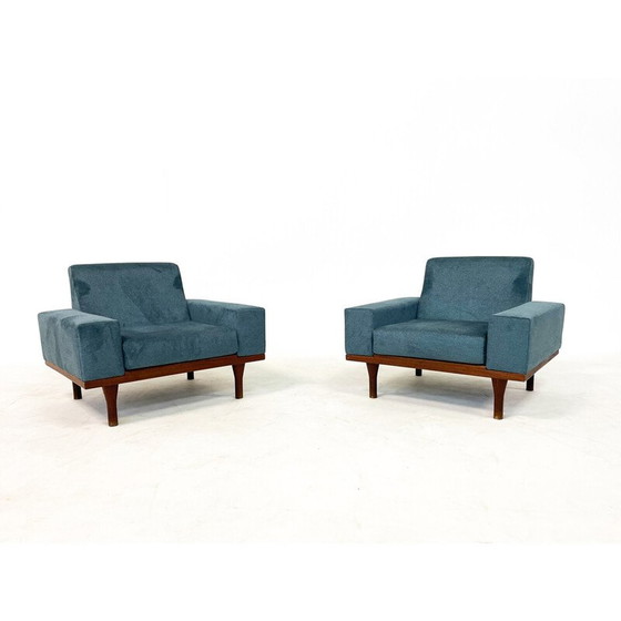 Image 1 of Paire de fauteuils du milieu du siècle modèle "Australia" par Illum Wikkelsø, Danemark années 1950