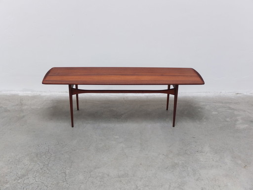 Grande table basse par Tove & Edvard Kindt-Larsen pour France et Søn, 1950S