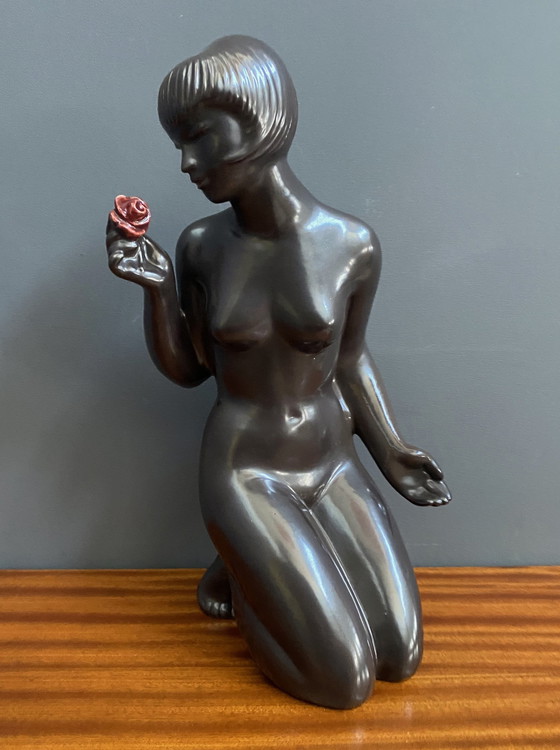 Image 1 of Figurine féminine en céramique de Jitka Forejtova pour Keramia 1960S