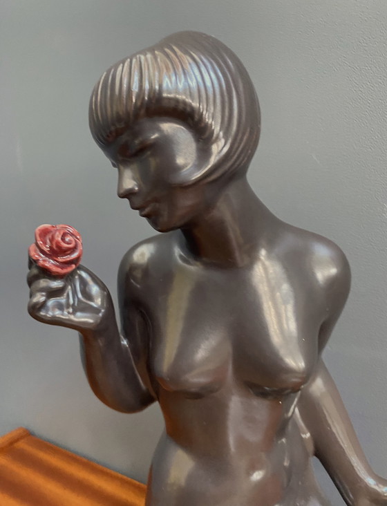 Image 1 of Figurine féminine en céramique de Jitka Forejtova pour Keramia 1960S