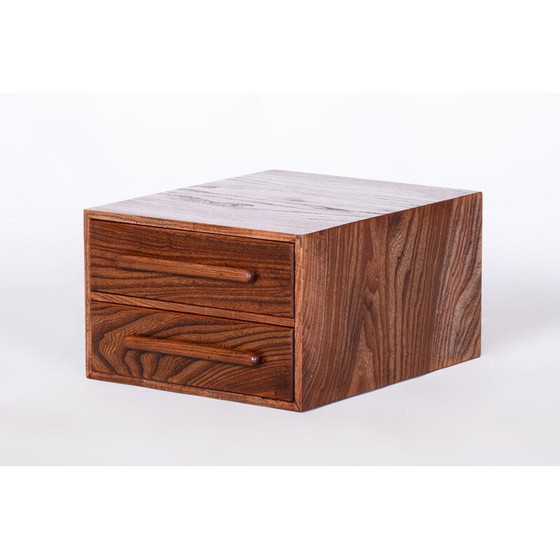 Image 1 of Vintage Art Deco ash drawer chest, Czechoslovakia 1930