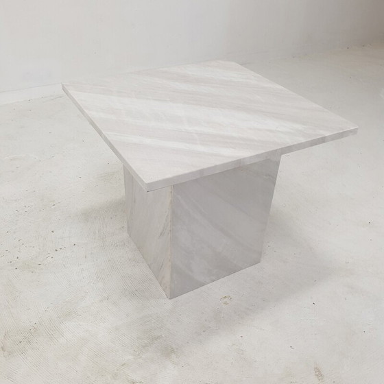 Image 1 of Table basse vintage en marbre, Italie 1980