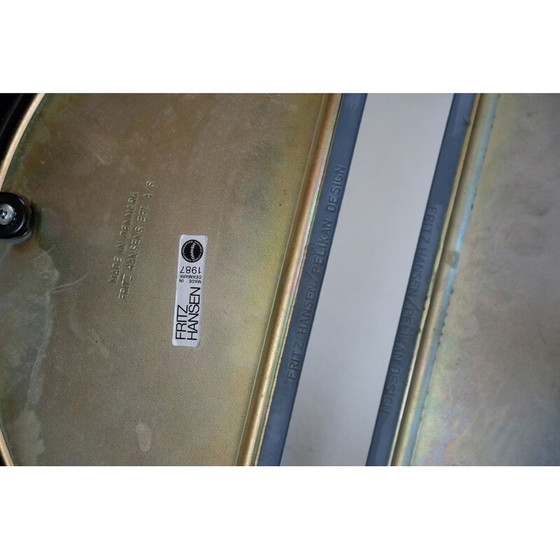 Image 1 of Paire de tabourets vintage Fritz hansen Pelikan par Niels Gammelgaard 1987