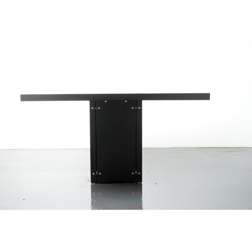 Table de salle à manger vintage en bois par Heinz Witthoeft, Allemagne 1969