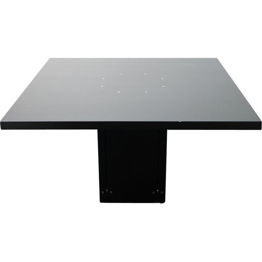 Table de salle à manger vintage en bois par Heinz Witthoeft, Allemagne 1969