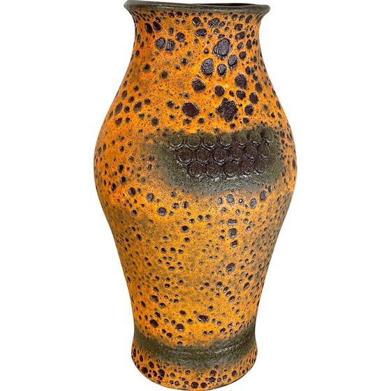 Image 1 of Vase vintage en céramique de lave grasse "Robot" par Heinz Siery pour Carstens Tönnieshof, Allemagne, années 1960