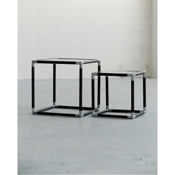 Image 1 of Paire de tables basses vintage, Italie 1960