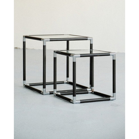 Image 1 of Paire de tables basses vintage, Italie 1960