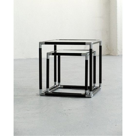 Image 1 of Paire de tables basses vintage, Italie 1960