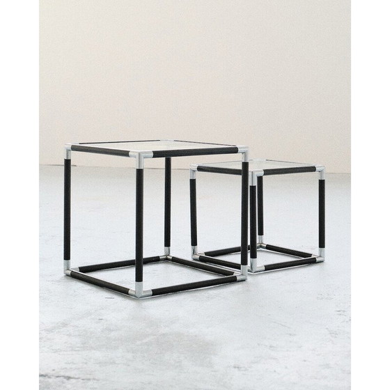 Image 1 of Paire de tables basses vintage, Italie 1960