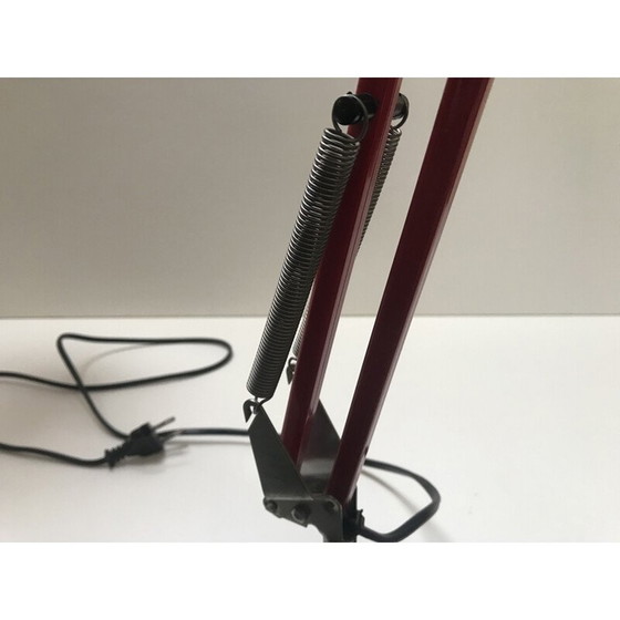 Image 1 of Lampe d'architecte vintage rouge, Rda