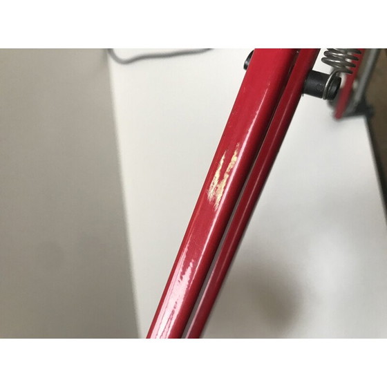 Image 1 of Lampe d'architecte vintage rouge, Rda