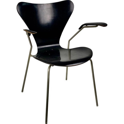 Chaise vintage avec accoudoirs Modèle 3270