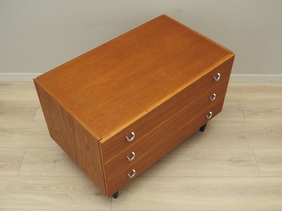 Image 1 of Commode en teck, design scandinave, 1970S, Manufacture : Æjm Møbler