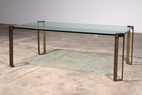 Image 1 of Table basse par Peter Ghyczy Modèle T24 Design de 1970Swide et ont un emplacement à Oirlo - Venray, Pays-Bas