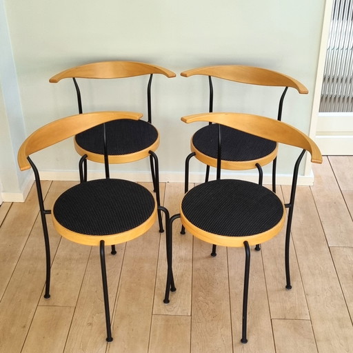 4x Chaises de salle à manger Magnus Olesen