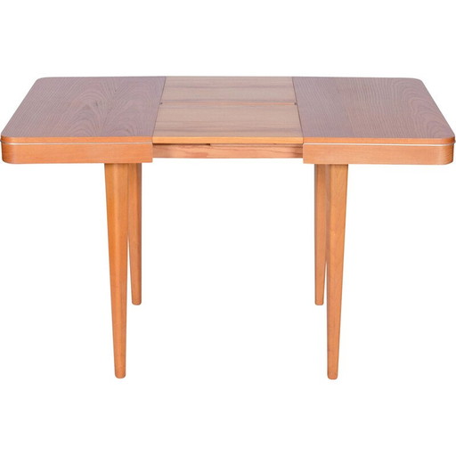 Table de salle à manger vintage en chêne pour Jitona Soběslav, Tchécoslovaquie 1950