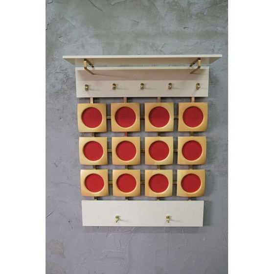 Image 1 of Porte-manteau mural vintage Allemagne 1970