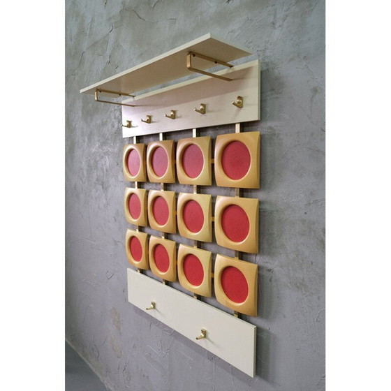 Image 1 of Porte-manteau mural vintage Allemagne 1970