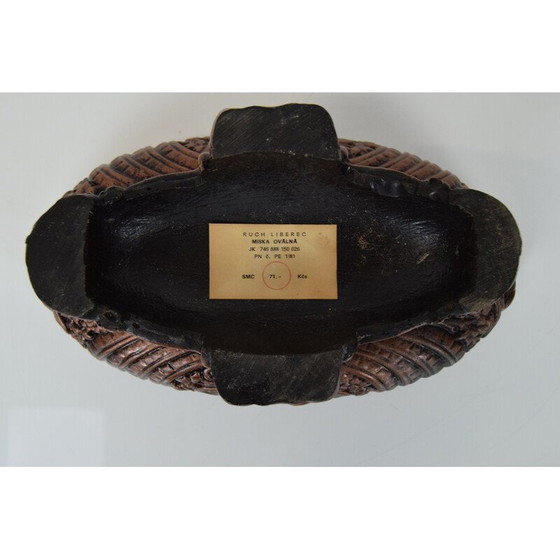 Image 1 of Bol décoratif du milieu du siècle, Tchécoslovaquie Années 1960