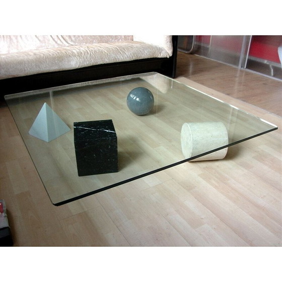 Image 1 of Table basse Metafora vintage par Massimo Vignelli pour Martinelli, Italie 1970