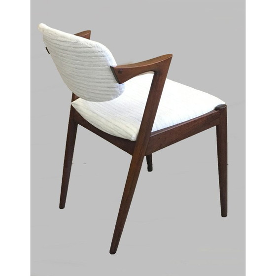 Image 1 of Ensemble de 4 chaises de salle à manger vintage en bois de rose par Kai Kristiansen pour Schous Møbelfabrik, 1960s