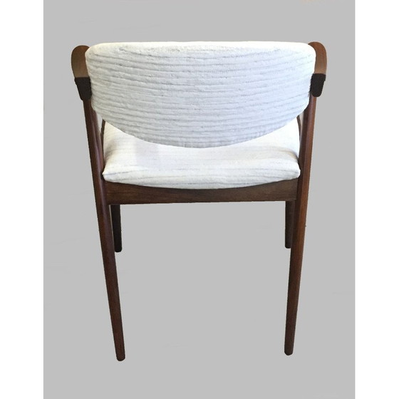 Image 1 of Ensemble de 4 chaises de salle à manger vintage en bois de rose par Kai Kristiansen pour Schous Møbelfabrik, 1960s