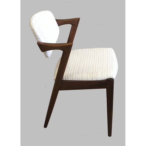 Image 1 of Ensemble de 4 chaises de salle à manger vintage en bois de rose par Kai Kristiansen pour Schous Møbelfabrik, 1960s