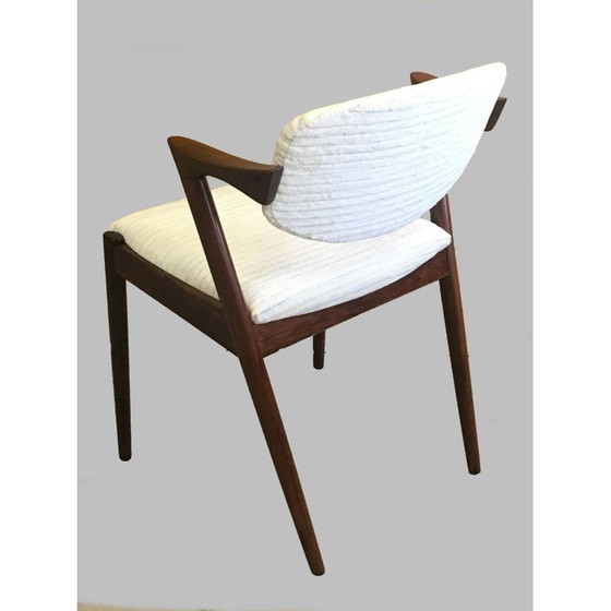 Image 1 of Ensemble de 4 chaises de salle à manger vintage en bois de rose par Kai Kristiansen pour Schous Møbelfabrik, 1960s