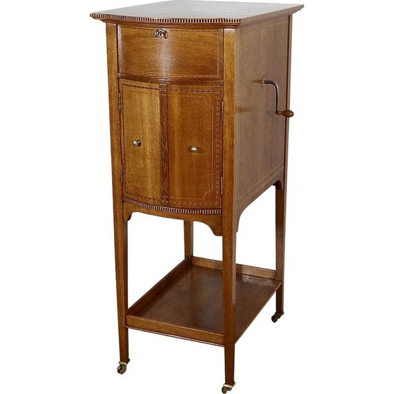 Image 1 of Armoire à musique gramophone vintage "La voix de son maître