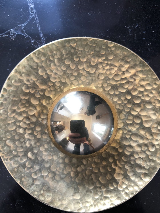 Image 1 of Table à miroir noir